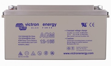 12V/165Ah AGM Deep Cycle Battery 
