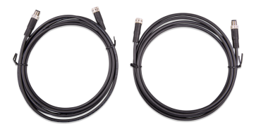 Victron M8 circular connector Male/Female, 3 pole, cable 
