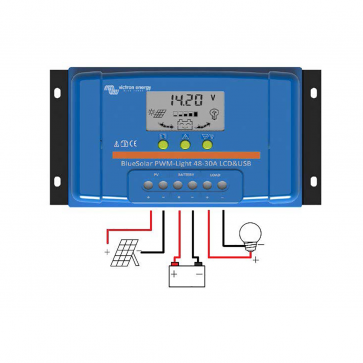 Victron charge controler - BlueSolar PWM-LCD&USB 48V