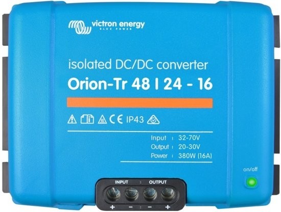 Victron Orion-Tr Smart 48/24-16A (380W) Isolated DC-DC charger