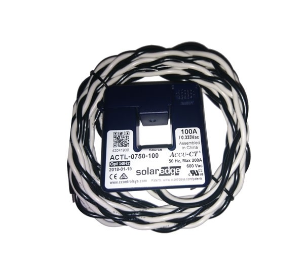 Solaredge Ct SolarEdge 100A Split-Core Current Transformer SE-ACT-0750-100
